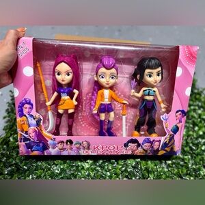 K pop Demond hunters Doll Set - 3 pc